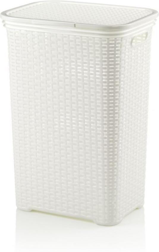 KELA Koš na prádlo BRASILIA 60 l bílá KL-23410