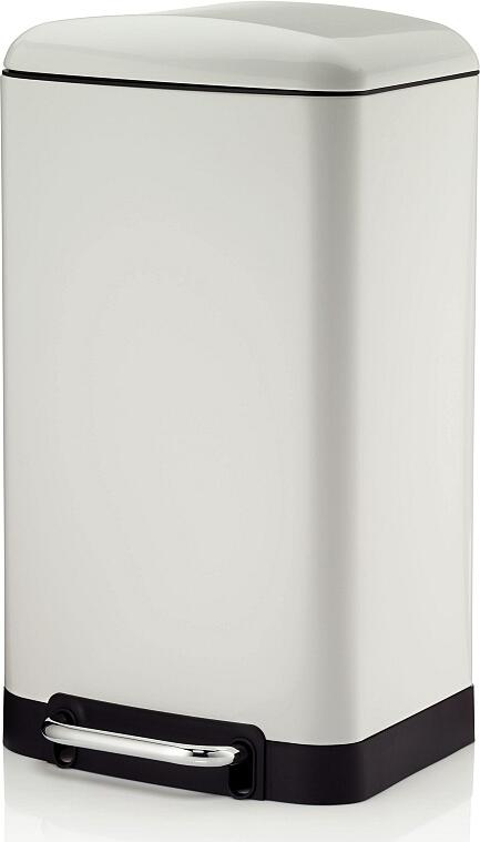 KELA Odpadkový koš DAVINO 30 l bílá KL-10905