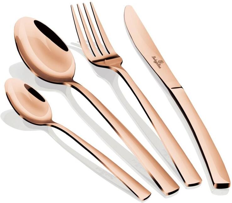 Sada příborů BERLINGERHAUS Rosegold Metallic Line BH-2638, 16 ks