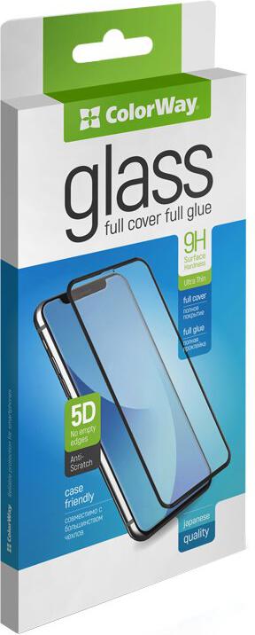 COLORWAY ochranné sklo Glass 9H FC glue / Apple iPhone 12 Pro Max black (CW-GSFGAI12PM-BK)