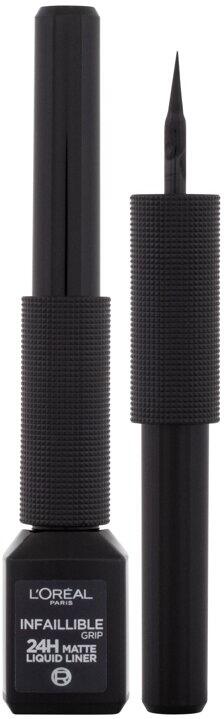Oční linka L'Oréal Paris Infaillible Grip 24H Matte Liquid Liner, 3 ml, odstín 01 Black