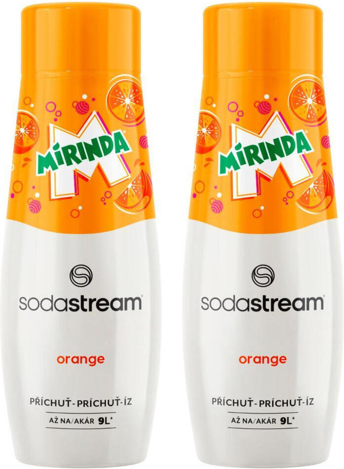 SET 2x Sirup SodaStream MIRINDA 440 ml