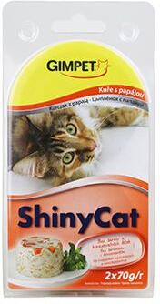 Gimpet ShinyCat konz. kuře&papája 2x70g
