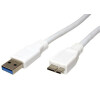 Kabel Value SuperSpeed USB3.0 A(M) - microUSB3.0 B(M), 2m, bílý