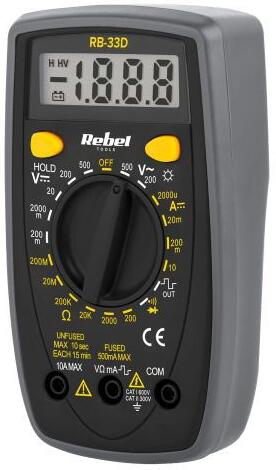 Digitální multimetr Rebel RB-33D