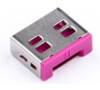 SMARTKEEPER Basic USB Port Lock 100 - 100x záslepka, růžová (UL03P2PK)