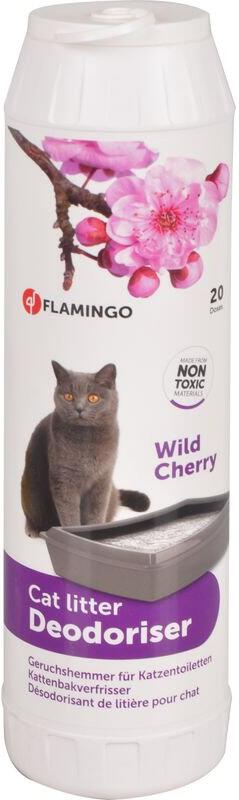 Flamingo Deodorant do toalety pro kočky - Divoká třešeň
