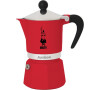 Kávovar Bialetti Rainbow, červený