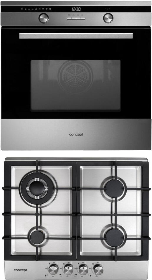 SET Trouba Concept ETV7360ss SINFONIA + Plynová deska Concept PDV4760