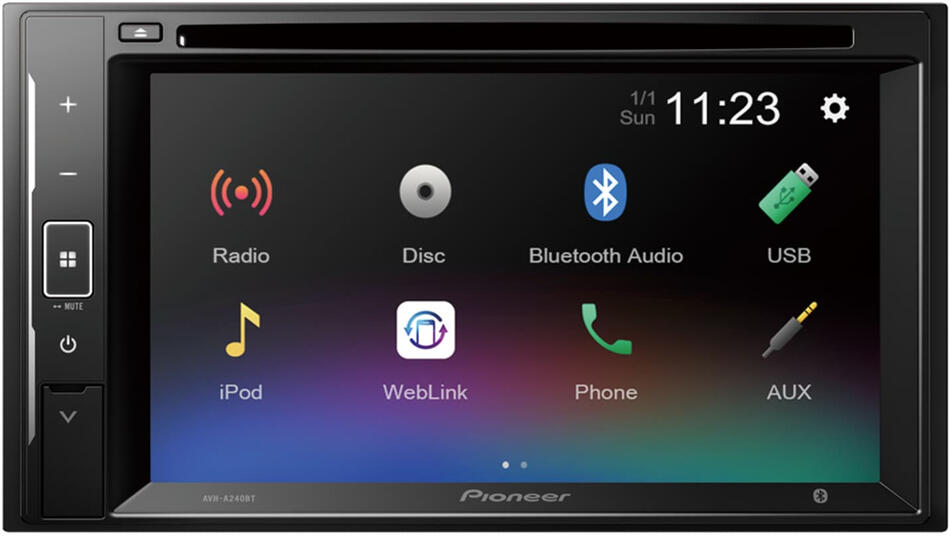 Pioneer AVH-A240BT multimediální jednotka do auta