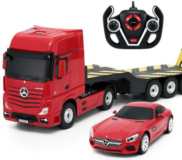 R/C auto Mercedes-Benz Actros + AMG GT (1:24)