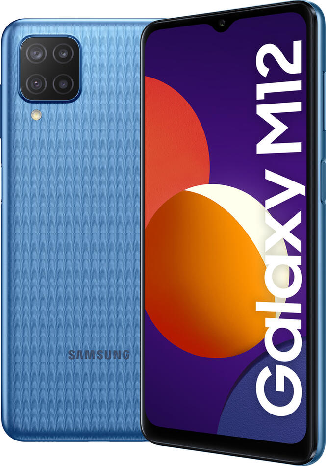 Mobilní telefon Samsung Galaxy M12 4GB/128GB, modrý | ONLINESHOP.cz