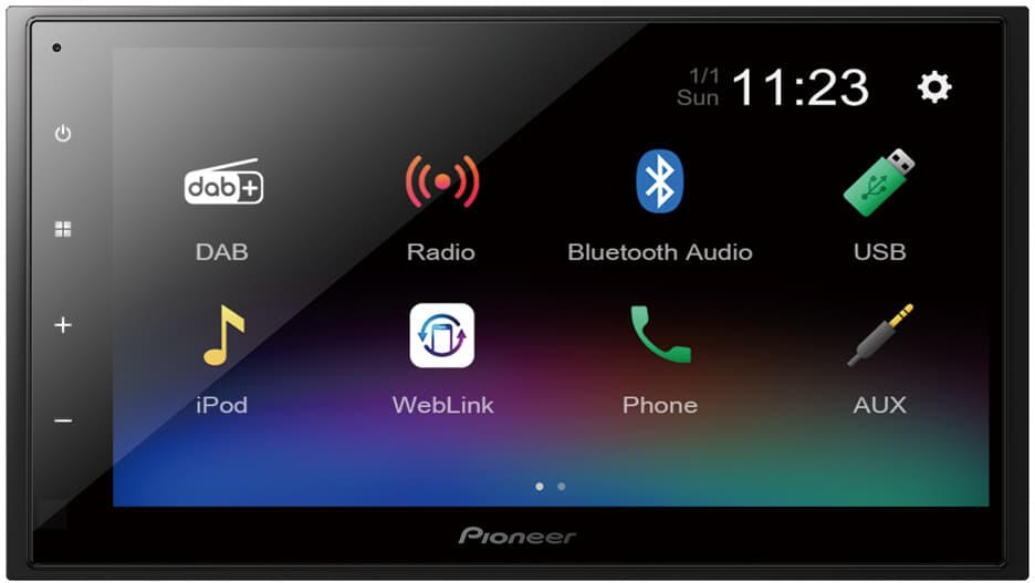 Pioneer DMH-A340DAB multimediální jednotka do auta