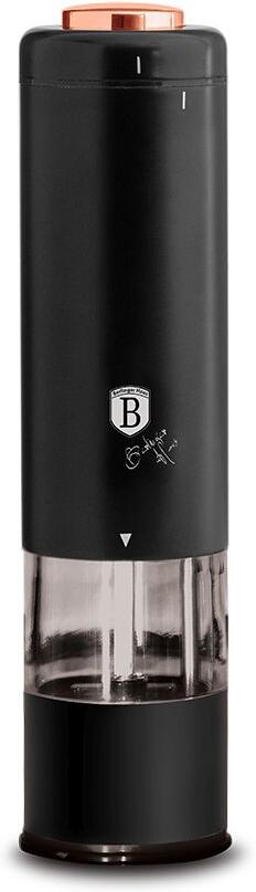 Elektrický mlýnek na pepř a sůl BERLINGERHAUS BH-9287, Black Rose Collection