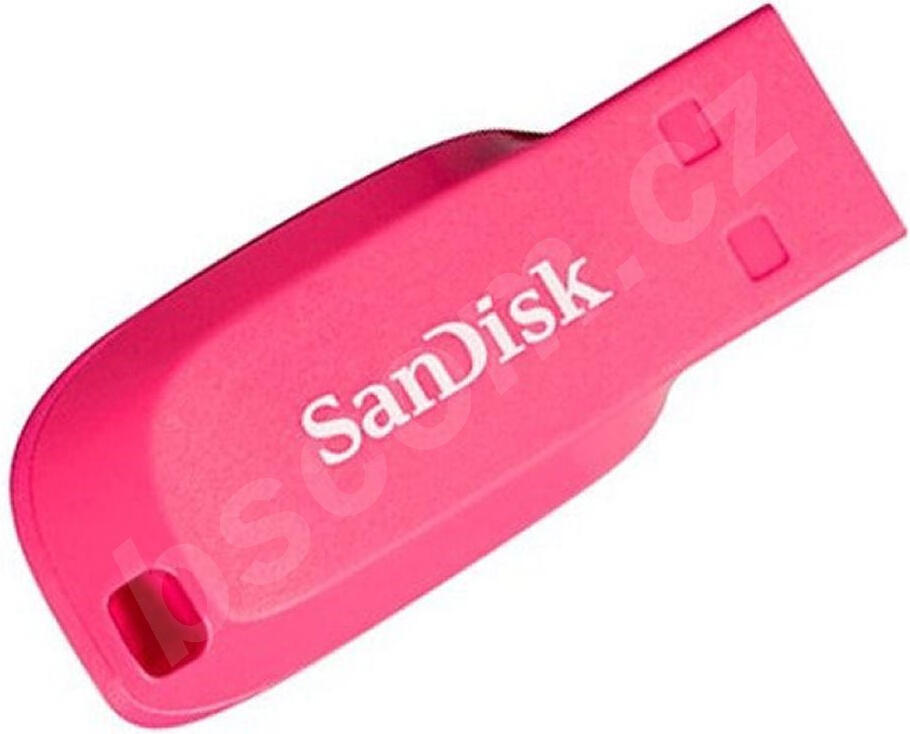 SanDisk Cruzer Blade 16GB / USB 2.0 / elektricky růžová (SDCZ50C-016G-B35PE)