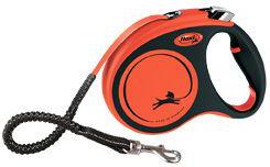 Vodítko FLEXI Xtreme M pásek 5m/35kg oranžová