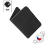Kožená peněženka FIXED Smile Wallet XL se smart trackerem FIXED Smile PRO, černá