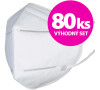 SET 80ks respirátor FFP2/N95