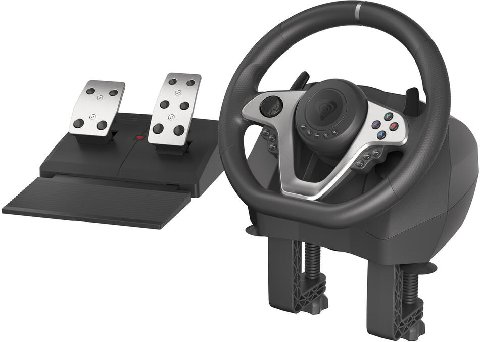 Herní volant GENESIS Seaborg 400, multiplatformní pro PC,PS4,PS3,Xbox One, Xbox 360,N Switch (NGK-1567)