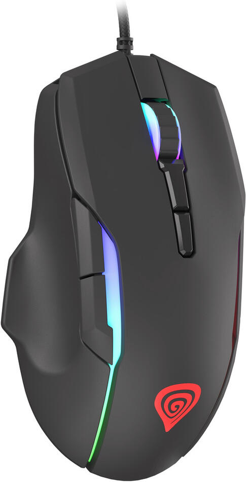 GENESIS herní optická myš XENON 220 G2 / RGB / Herní / Optická / Pro praváky/12 400 DPI/Drátová USB/Černá (NMG-1572)