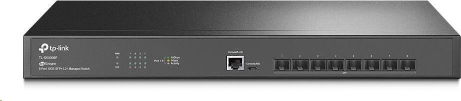 TP-Link SX3008F L2+ 8x10G SFP+ manag.switch Omada SDN