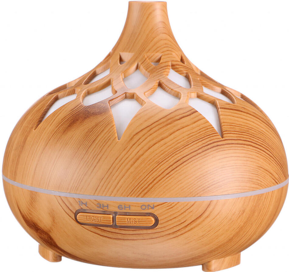 Aroma difuzér Sixtol Palm, světlé dřevo 500 ml
