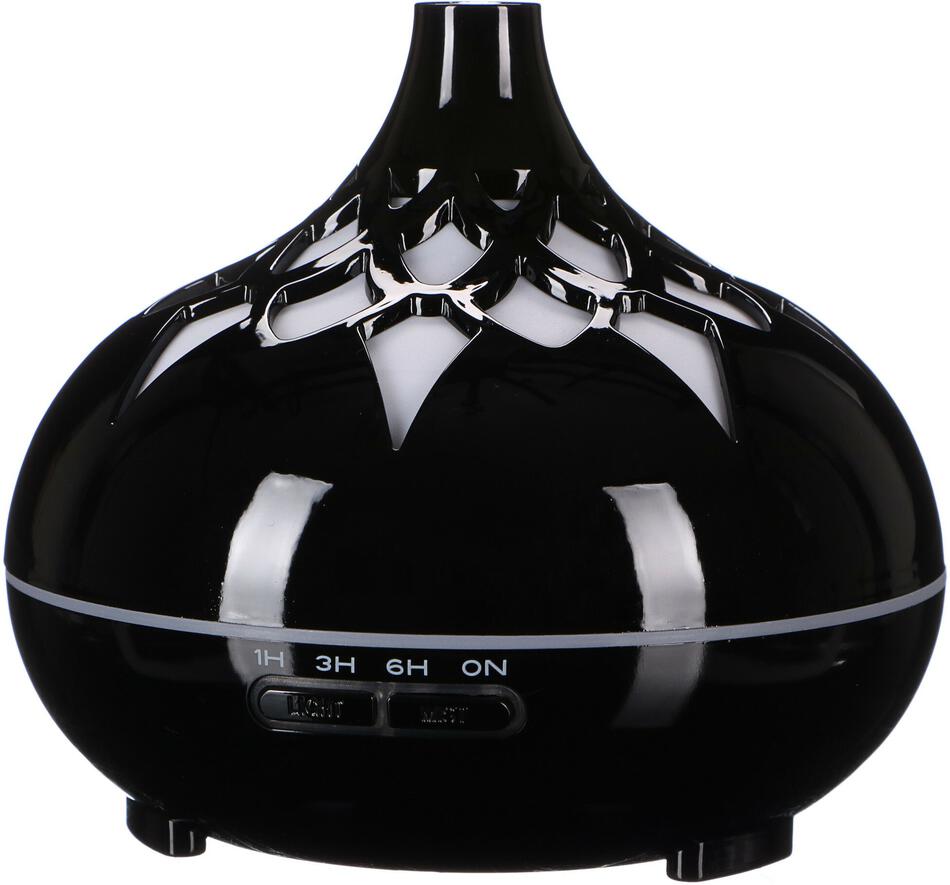 Aroma difuzer Sixtol Palm, černý lesk, 500ml
