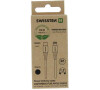 DATOVÝ KABEL SWISSTEN USB-C/LIGHTNING ČERNÝ 1,2M (ECO BALENÍ)