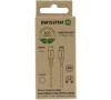 DATOVÝ KABEL SWISSTEN USB-C/LIGHTNING BÍLÝ 1,2M (ECO BALENÍ)