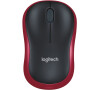 Bezdrátová myš Logitech M185 910-002240, červená