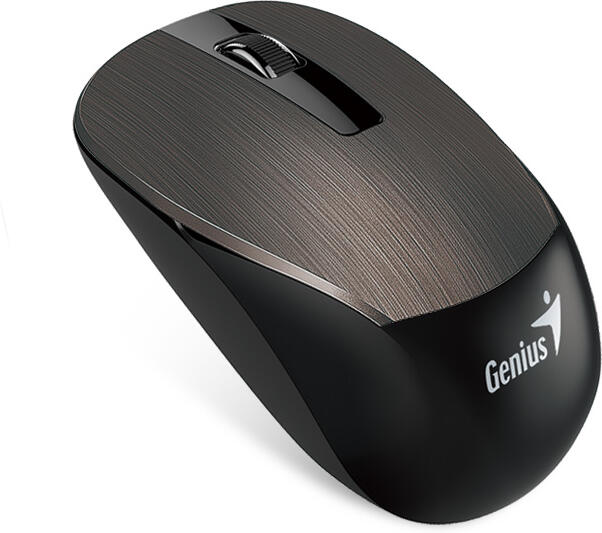 Genius NX-7015/Kancelářská/Optická/1 600 DPI/Bezdrátová USB/Hnědá (31030019401)