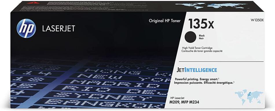 HP 135X černá originální tonerová kazeta LaserJet (W1350X)