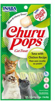 INABA Churu Cat Pops Tuna with Chicken 4x15g