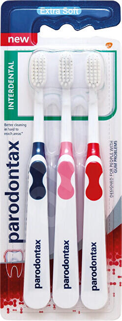 Extra měkký zubní kartáček Interdental Extra Soft 3 ks Parodontax