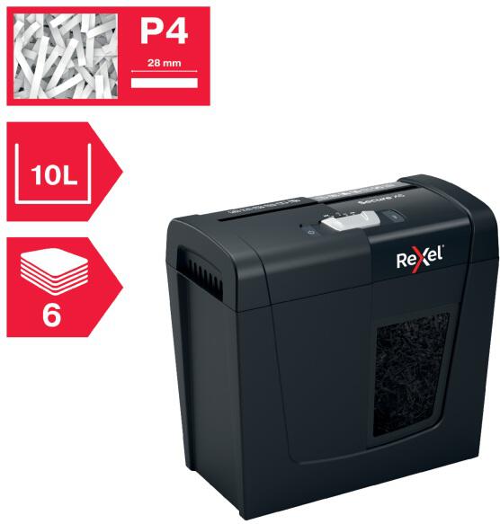 REXEL Skartovač Secure X6 (2020122EU)