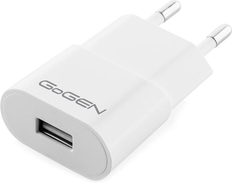 Nabíječka do sítě GoGEN ACH 102,1x USB 1A (5W) - bílá