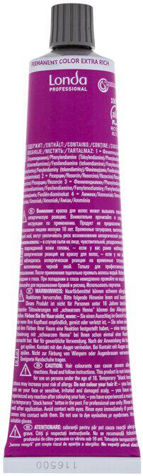 Barva na vlasy Londa Professional Permanent Colour Extra Rich Cream, 60 ml, odstín 6/81