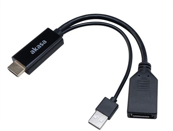 AKASA - HDMI na DP kabel (AK-CBHD24-25BK)