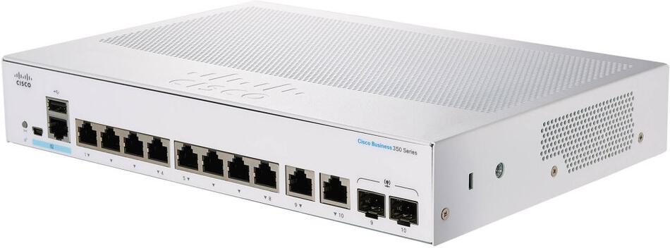 Cisco CBS250-8T-E-2G-JP CBS250 Smart 8-port GE Ext PS 2x1G Combo