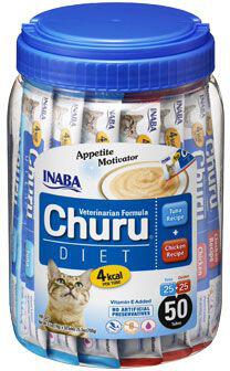 INABA Churu Cat Vet Diet Purée Tuna&Chicken Varieties 50x14g