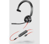 Plantronics POLY Blackwire 3315, Microsoft, USB-C, Mono (214015-01)