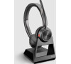 Plantronics poly Savi 7220 Office / Stereo / DECT / Bezdrát / Stand / Černá (213020-02)