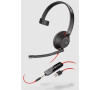 Plantronics poly Blackwire 5210 USB (Monaural) / Mono / USB / Drát / MS / Černá (207577-201)