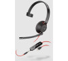 Plantronics poly Blackwire 5210 USB-C (Monaural)/Mono/USB-C/Drát/MS/Černá (207587-201)