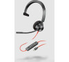 Plantronics POLY Blackwire 3310, Microsoft, USB-C, Mono (214011-01)
