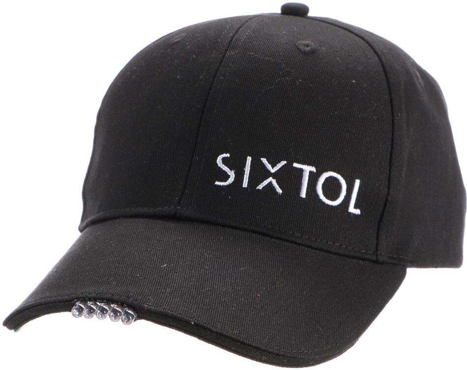 Kšiltovka s LED světlem Sixtol B-CAP 25lm, nabíjecí, USB, univerzální velikost, černá
