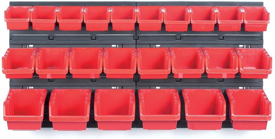 Závěsný panel s 24 boxy na nářadí ORDERLINE 800x165x400 KISTENBERG