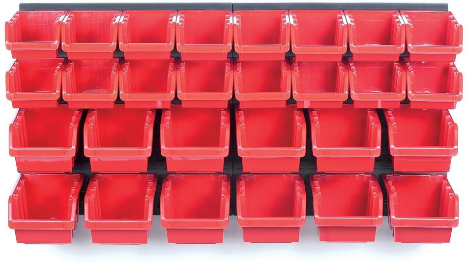 Závěsný panel s 30 boxy na nářadí ORDERLINE 800x165x400 KISTENBERG