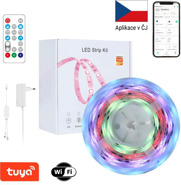 Immax NEO LITE Smart digitální LED pásek 5m, RGBIC, WiFi, TUYA, MUSIC
