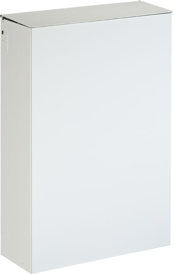 Nástěnný koš s víkem Rossignol Blanka 51348, 20 L, bílý